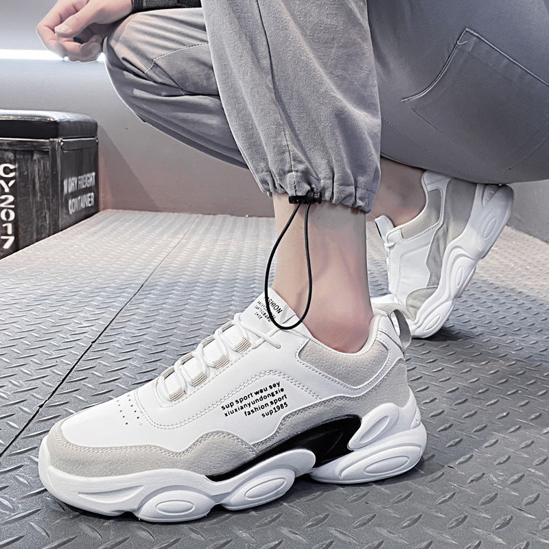 Zapatillas Casuales de Hombre Tendencia Juvenil Suela Gruesa Zapatos de Papá