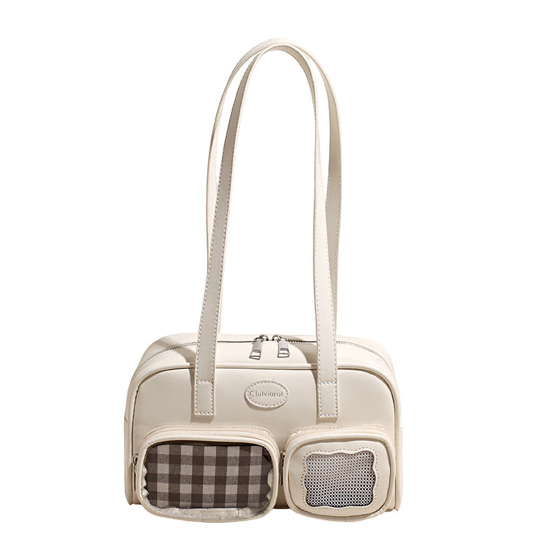Bolso de Hombro Versátil Coreano de Cinta de Gran Capacidad para Mujer