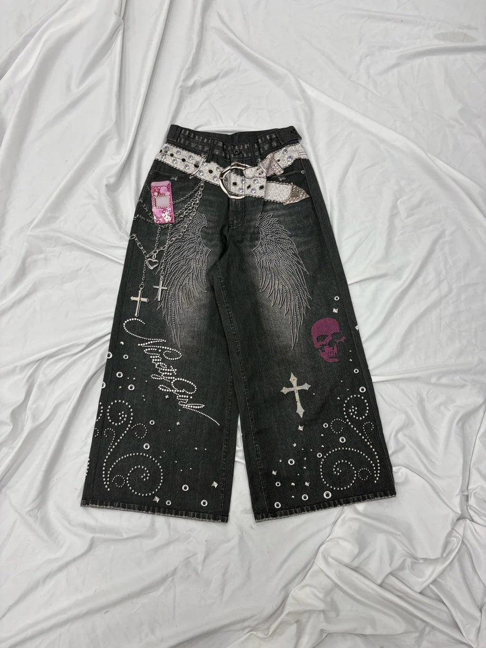 Retro Washed Y2K-style Trendy Jeans