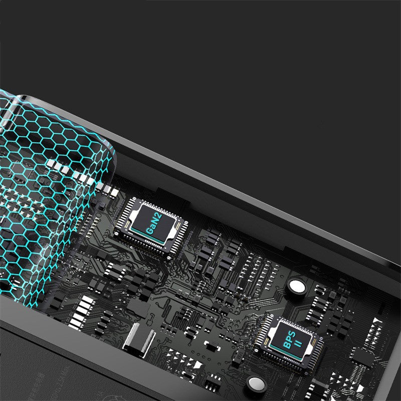 Cargador de teléfono móvil GaN de cuatro puertos y 100 W
