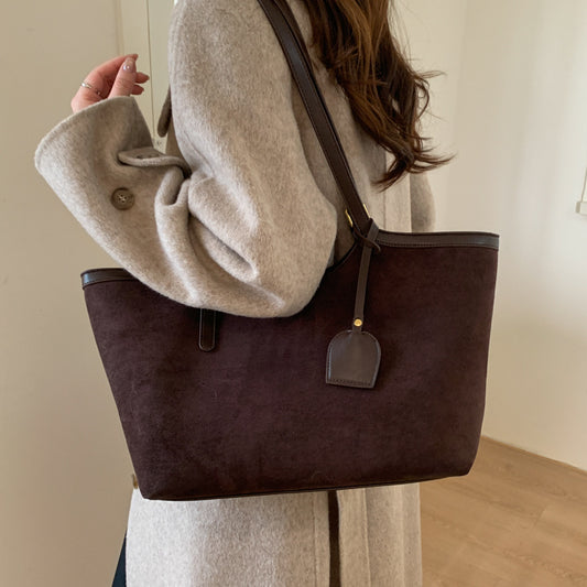 Bolso de mano grande de estilo coreano para mujer