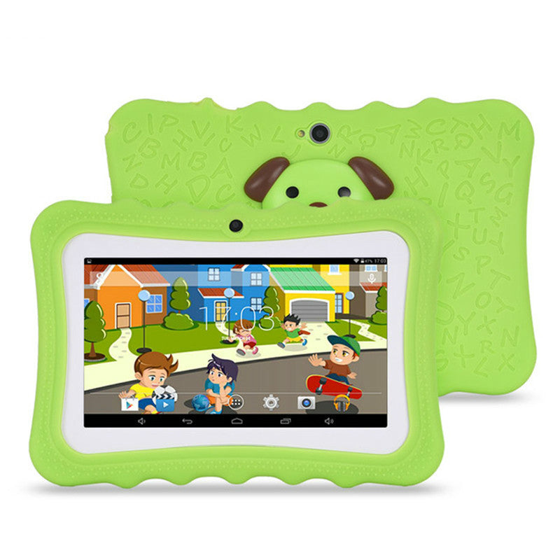 Tablet infantil A33 de 7 pulgadas con procesador Quad-core y diseño de dibujos animados
