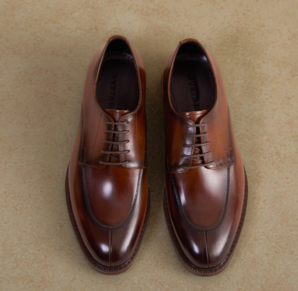 Tendencia de Zapatos de Vestir Formales de Negocios para Hombres de Tallas Grandes de Cuero