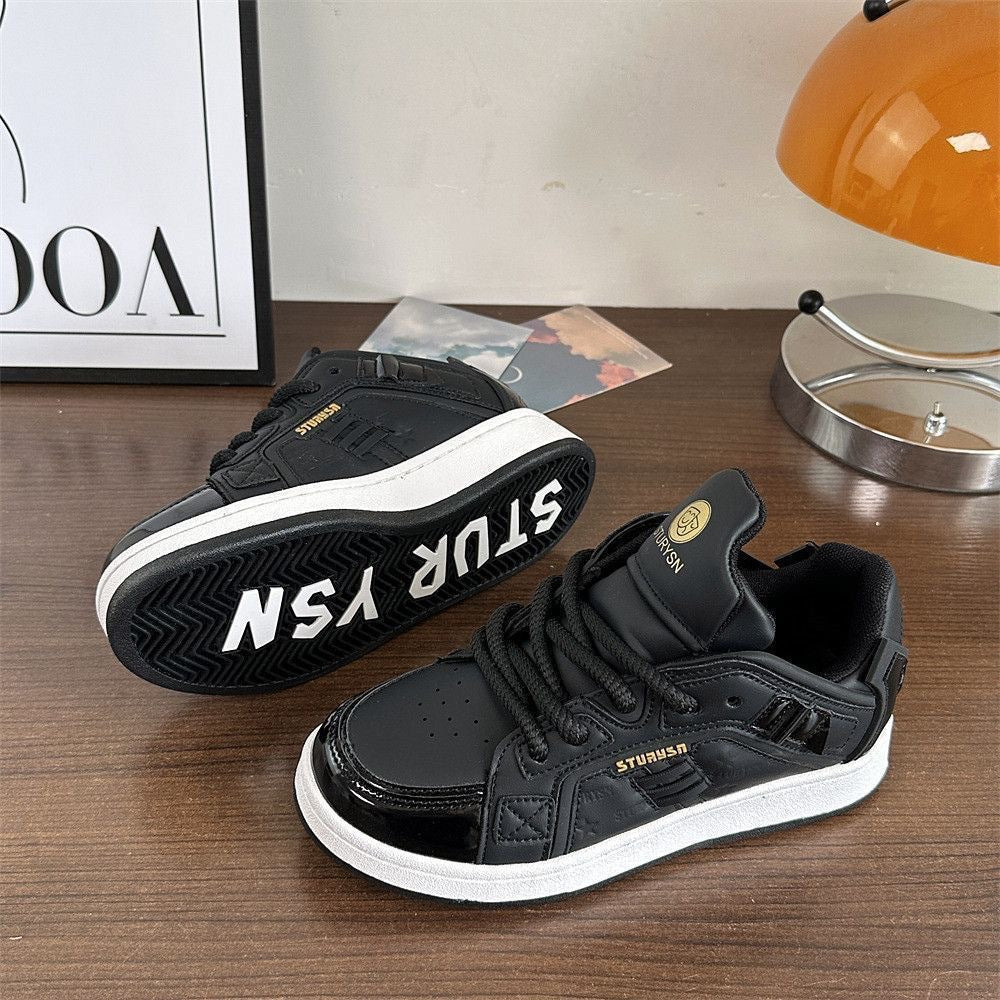 Zapatos de hombre de moda nacional versátiles con suela gruesa