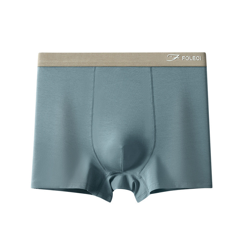Calzoncillos bóxer de algodón de hombre de cintura alta