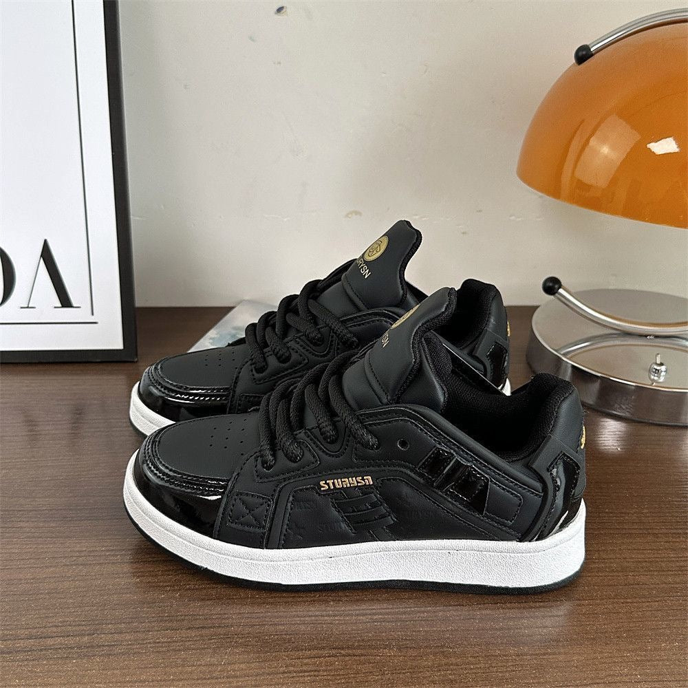 Zapatos de hombre de moda nacional versátiles con suela gruesa