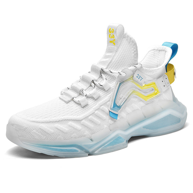 Zapatillas de running deportivas casual estilo coreano con diseño de palomitas de maíz