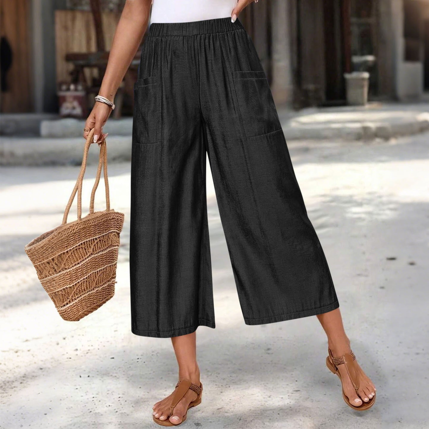 Loose-fitting Fashionable Casual Pants For Women