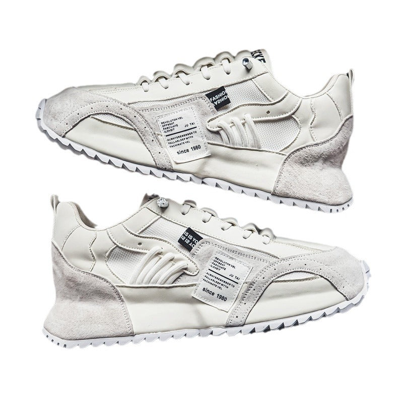 Zapatillas informales de hombre, nuevas, de primavera, que combinan con todo, de suela gruesa, con aumento de altura y antideslizantes.