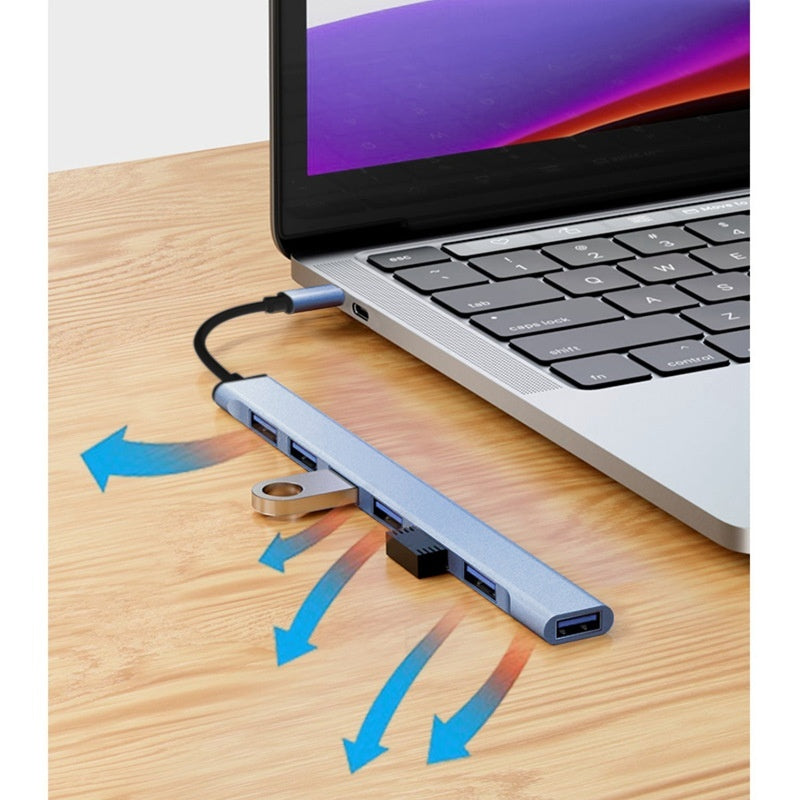 Adaptador convertidor USB para portátil, adecuado para base de expansión de interfaz de ordenador