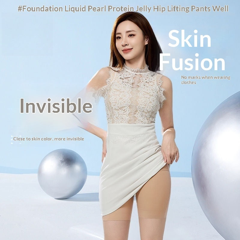 Jelly-style Seamless High-waist Tummy-control Shaping Leggings