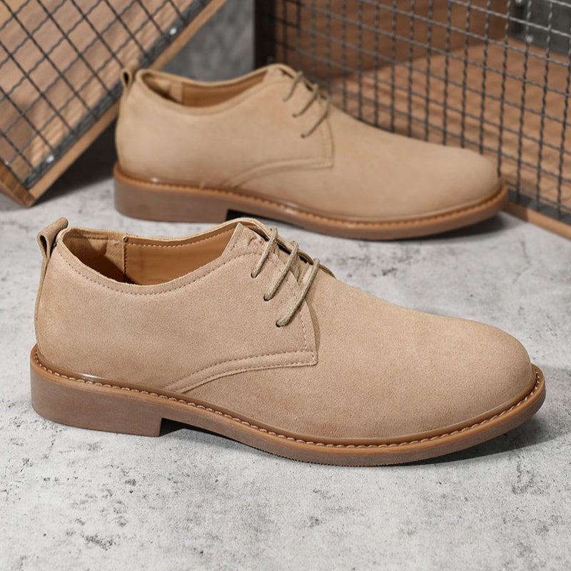 Autumn Retro British Martin Leather Shoes Men's Outdoor Work Shoes Suede