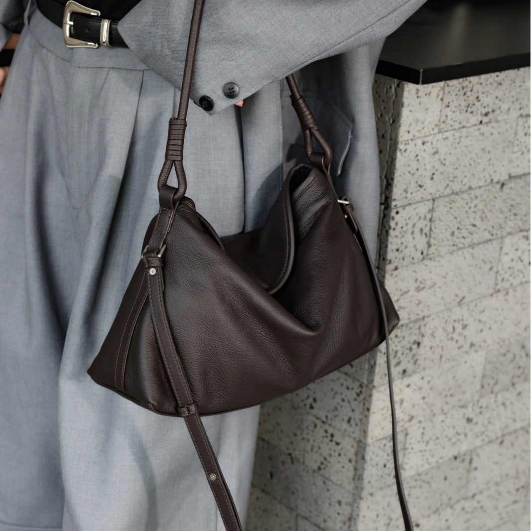 Bolso bandolera informal mate de un solo hombro