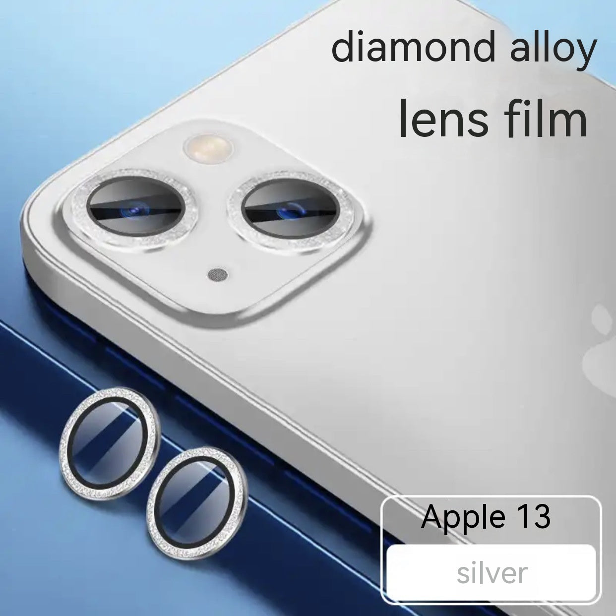 Protector de lente de diamante de imitación para teléfono móvil