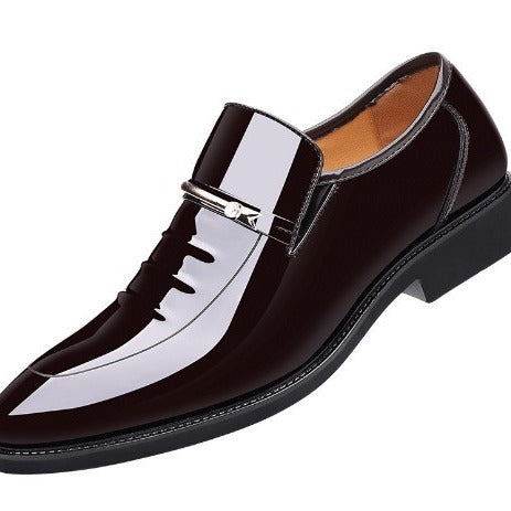 Zapatos de Charol Estilo Británico de Negocios para Hombres