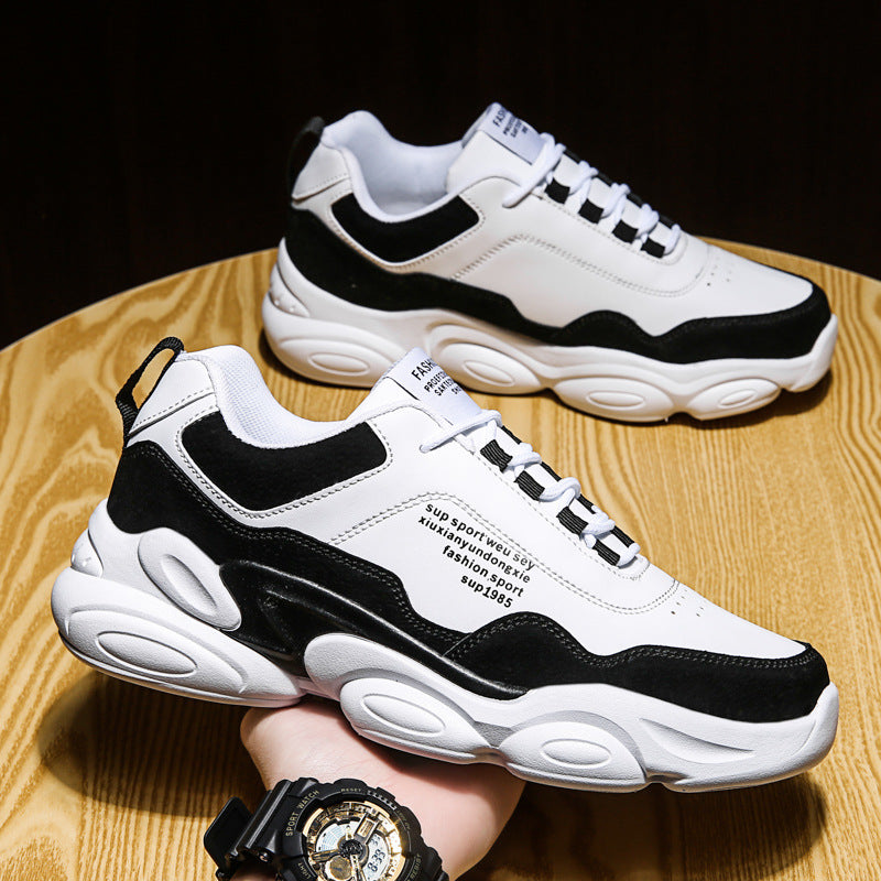 Zapatillas Casuales de Hombre Tendencia Juvenil Suela Gruesa Zapatos de Papá