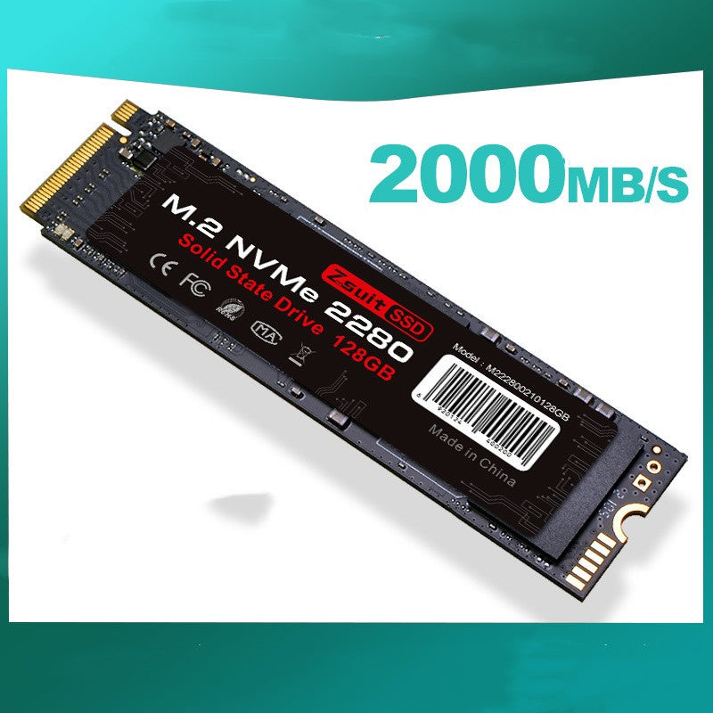 Portátil de escritorio 12G Unidad de estado sólido M.2 2280 Protocolo Nvme Almacenamiento 128G