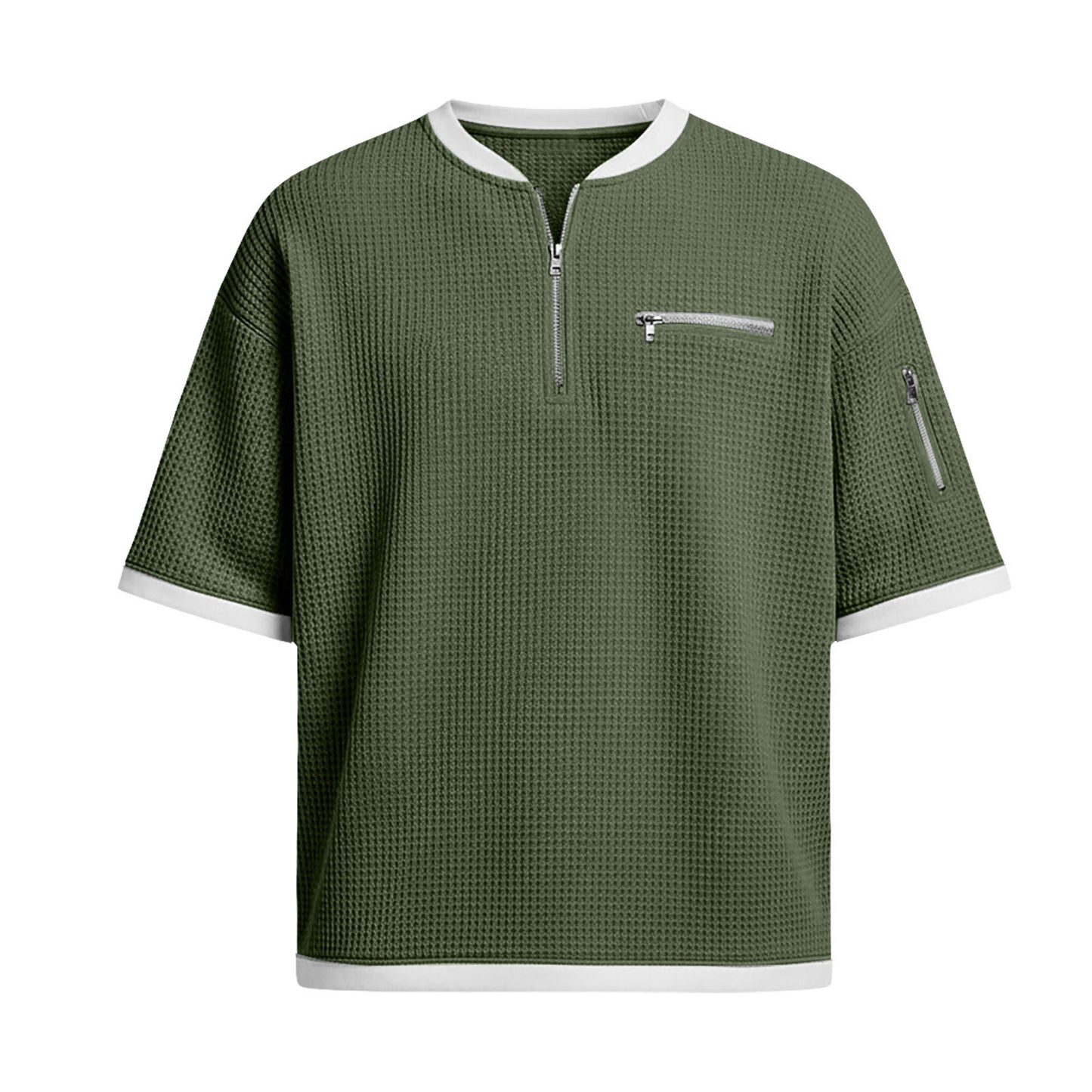 Men's Short-sleeve Polo Shirt Casual And Loose-fitting T-shirt