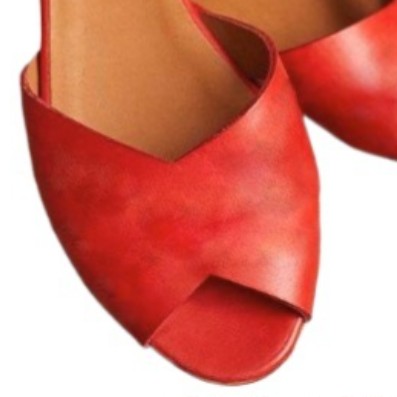 Sandalias Planas de Cuero para Mujer