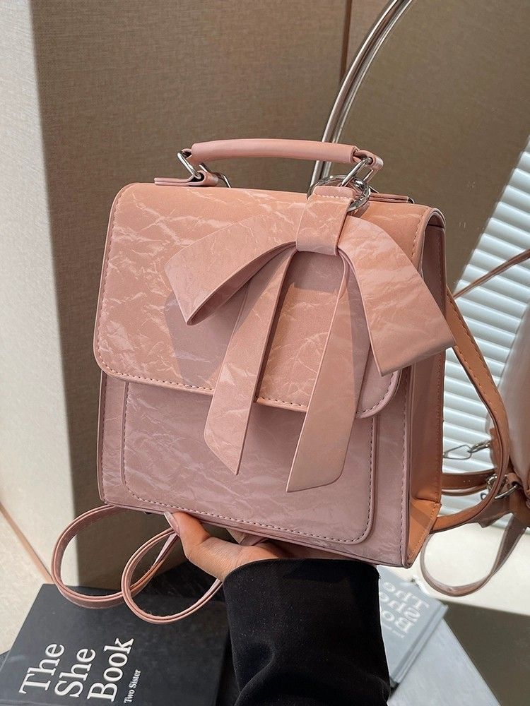 Mochila Con Lazo Para Mujer Diseño Moderno Y A La Moda