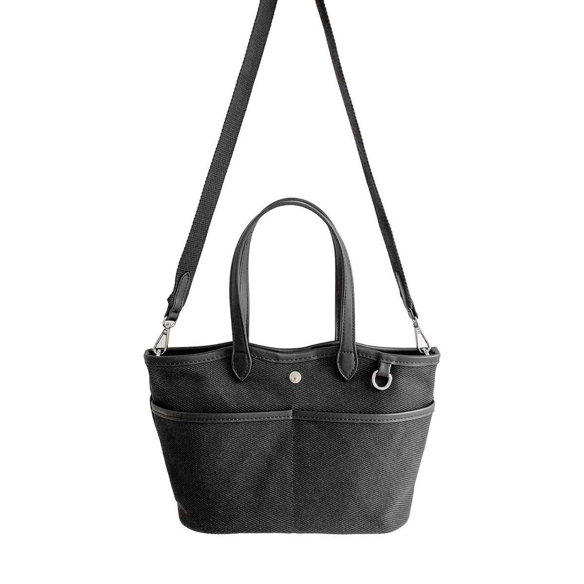 Bolso de lona estilo coreano, espacioso, elegante, para el trabajo