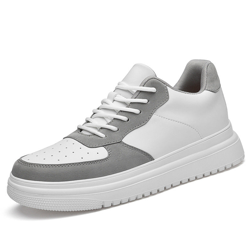 Zapatillas bajas blancas de estilo coreano informales para hombre