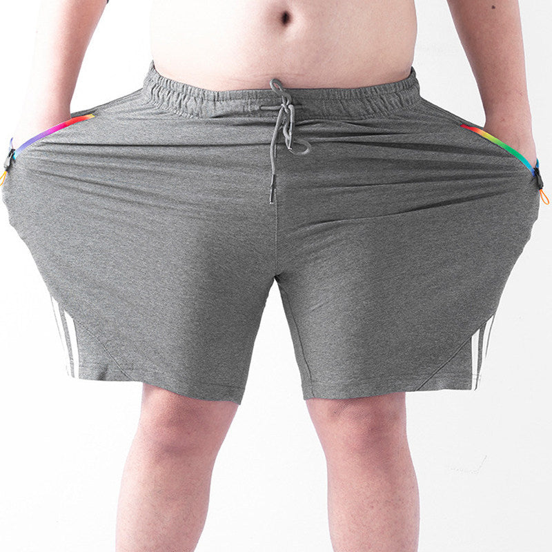 Plus-size Loose-fitting Shorts Sweatpants Extra-large Five-point Pants