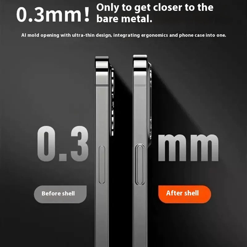Funda de teléfono 13 sencilla de protección total para lentes, transparente como el hielo, antiamarilleamiento