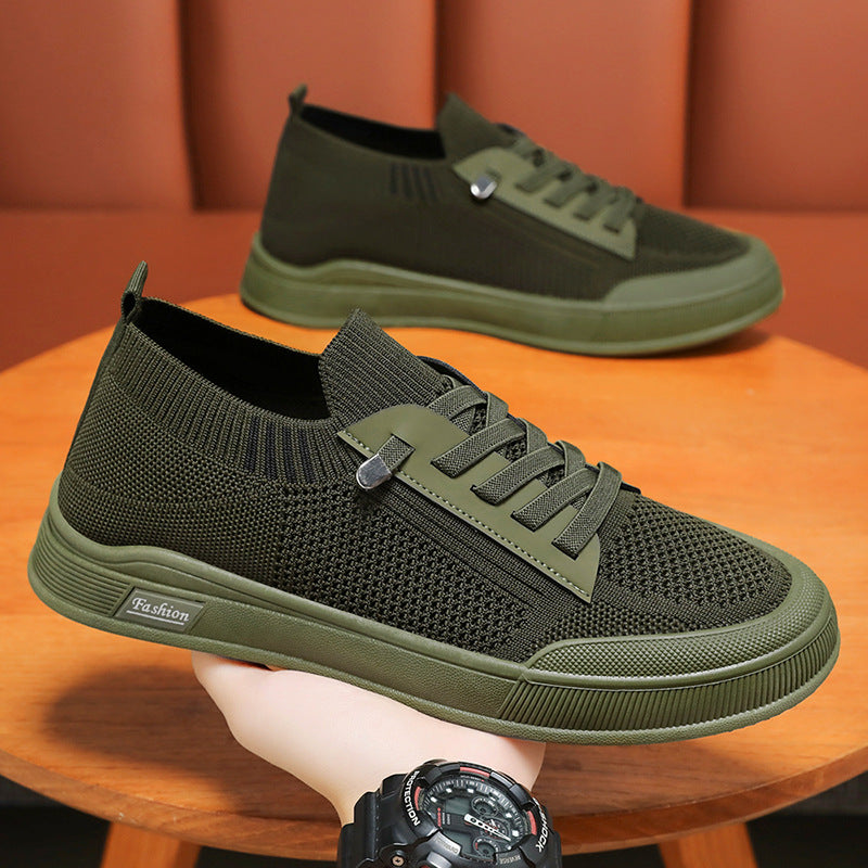 Zapatillas casuales de lona estilo coreano para hombre