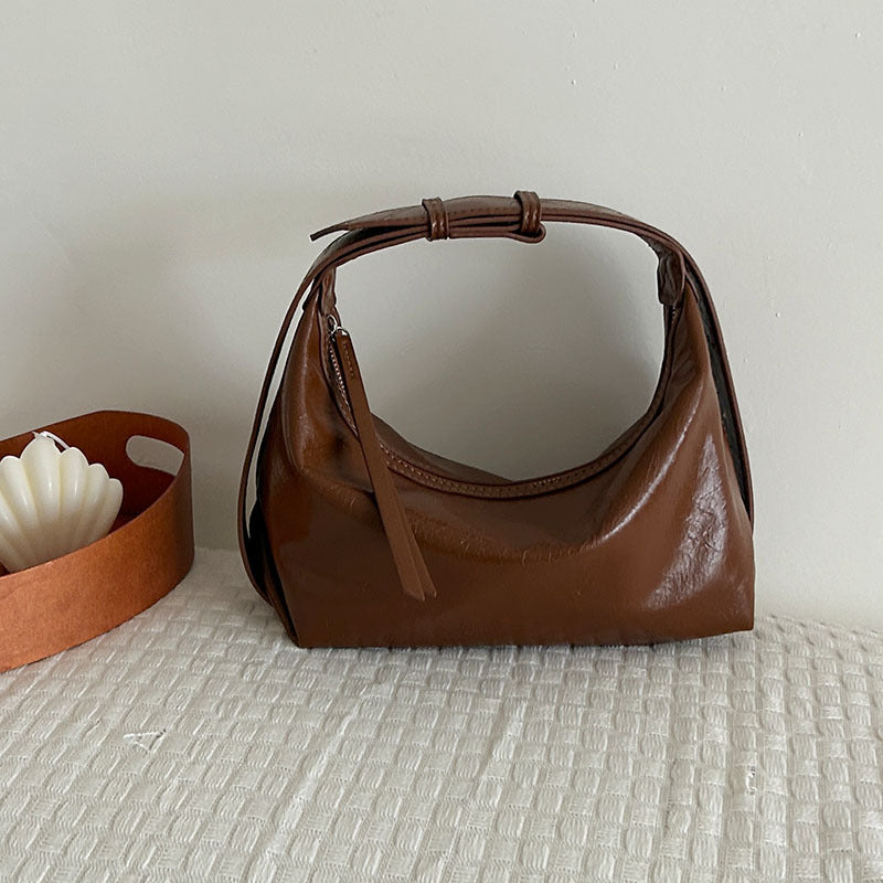 Mini Tote De Diseño Exclusivo y Lujo Sutil con un Toque Sofisticado, Perfecto como Bolso de Hombro o Bandolera Estilo Dumpling