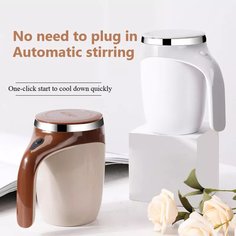 Modelo recargable Taza de café con agitador automático Taza eléctrica de agitación de alto valor Batido perezoso Taza de agua magnética giratoria