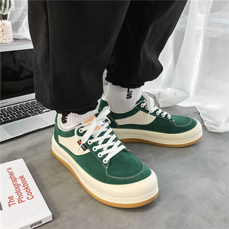 Zapatillas de skate urbanas de moda para jóvenes estilo Hong Kong de plataforma