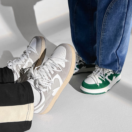 Zapatillas de estilo coreano Love Sneakers para niño, diseño versátil de interés especial, zapatillas deportivas de pareja estilo Hong Kong