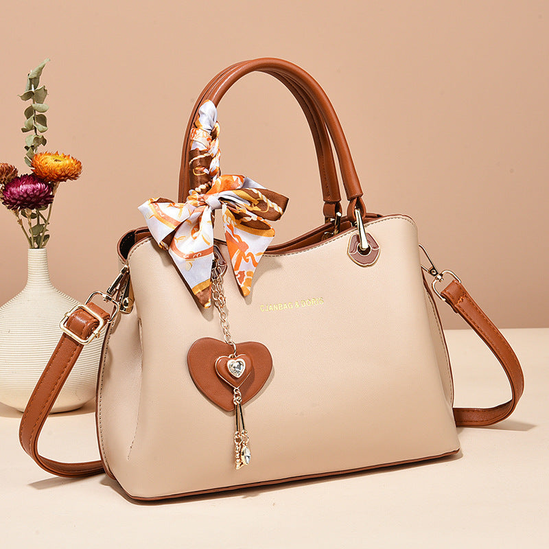 Bolso tote cruzado de gran capacidad de lujo que puede llevarse al hombro