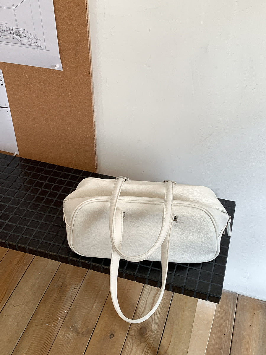 Soft Leather Versatile Women's Shoulder Bag