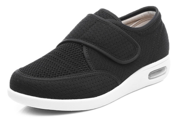Los zapatos de anciano de talla grande para caminar son transpirables, cómodos y ligeros.