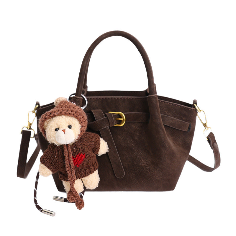 Exquisito bolso tote bandolera versátil otoño-invierno