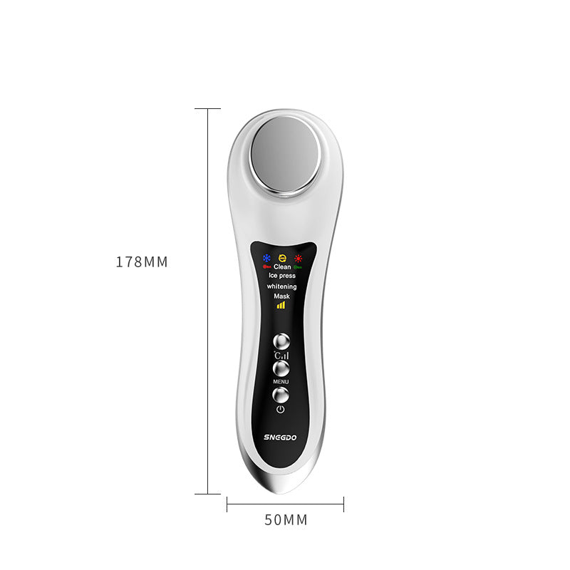 Máquina de Masaje Ocular Frío y Caliente Cuidado de la Piel Ocular Reduce Líneas Finas Elimina Edema Ocular Círculos Oscuros Alivia el Estrés del Ojo Seco Cuidado Cálido