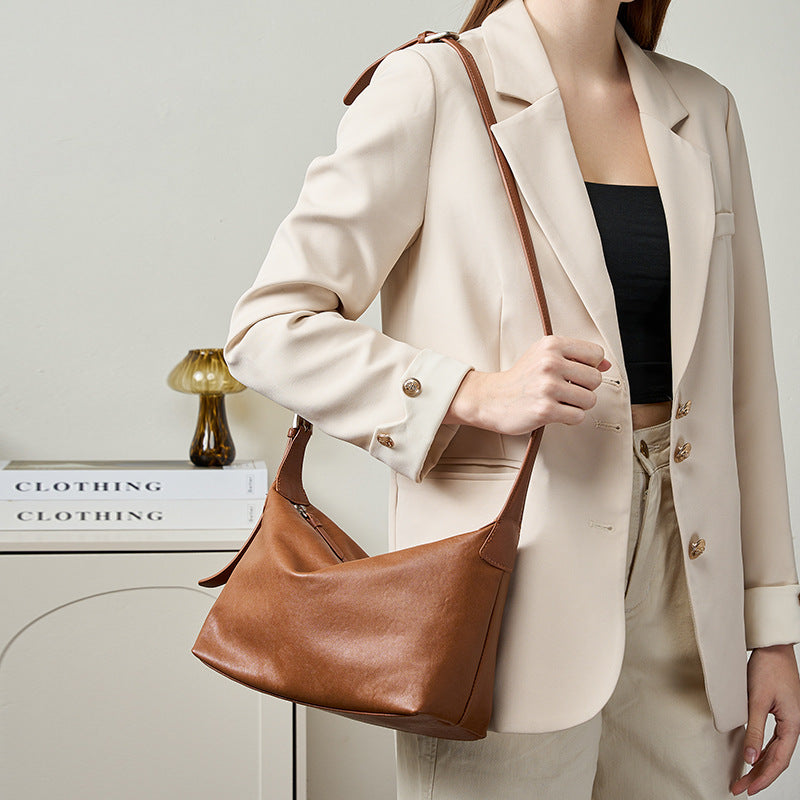 Women's Leather Shoulder Messenger Bag