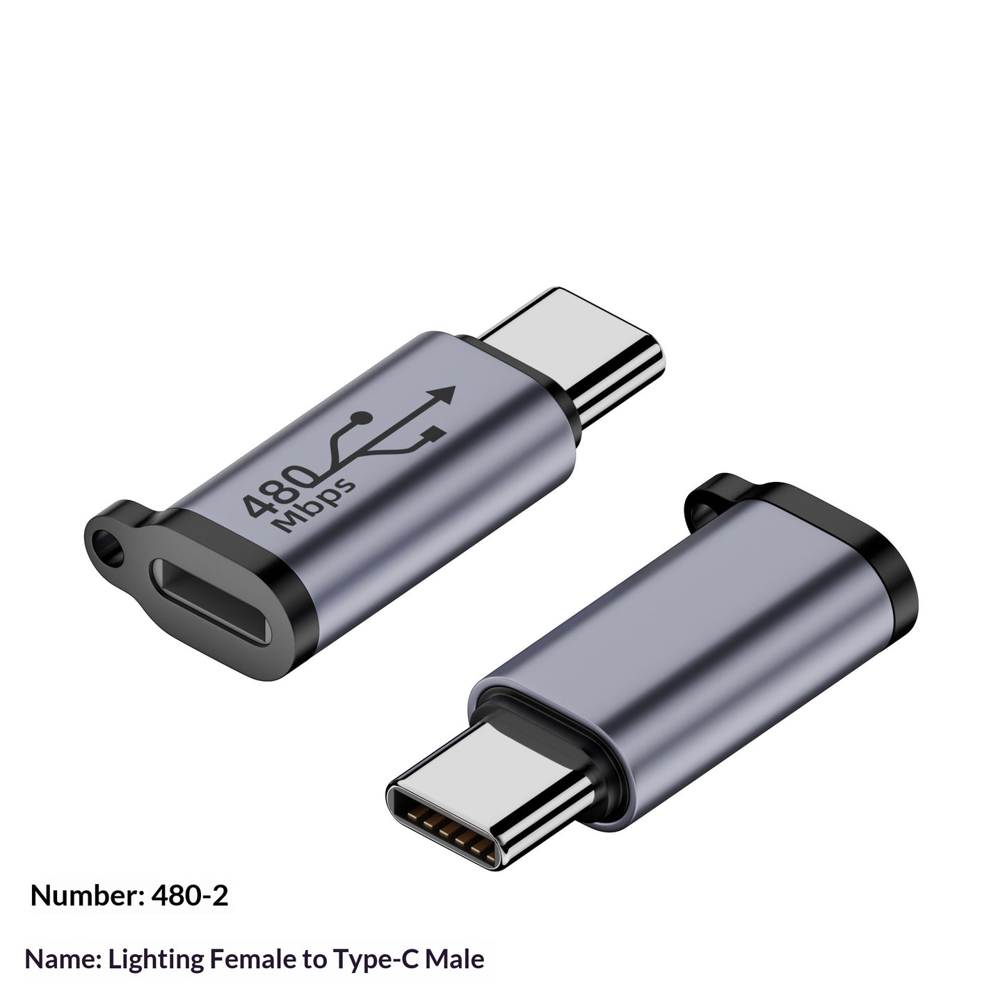 Adaptador USB a mini V3 a cable de carga tipo C Adaptador T-port micro