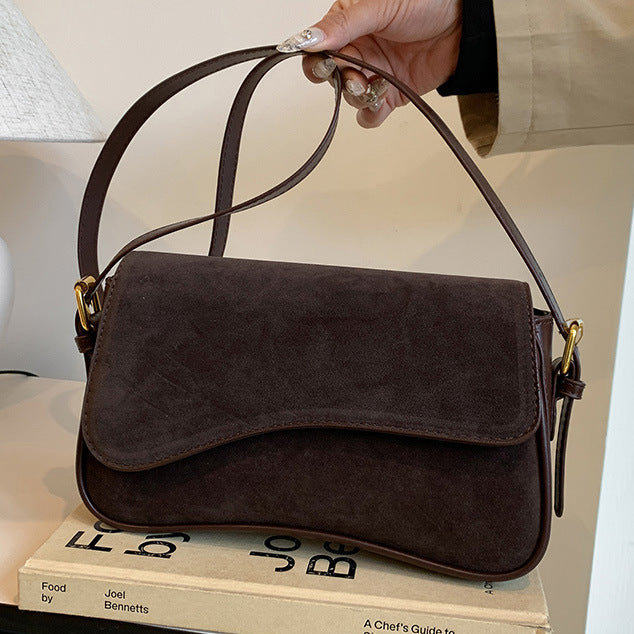 Bolso de Hombro Retro Mate Para Mujer