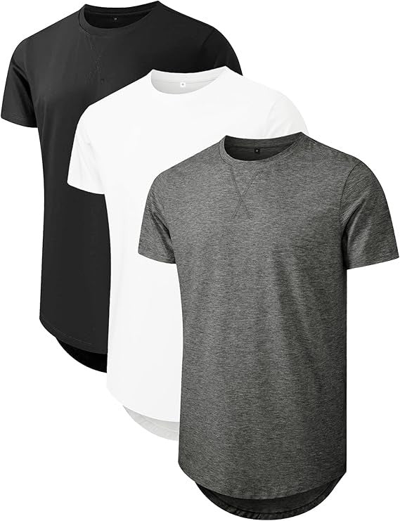 Top Faux Cotton Long Sleeve Crew Neck Short Sleeve Summer T-shirt