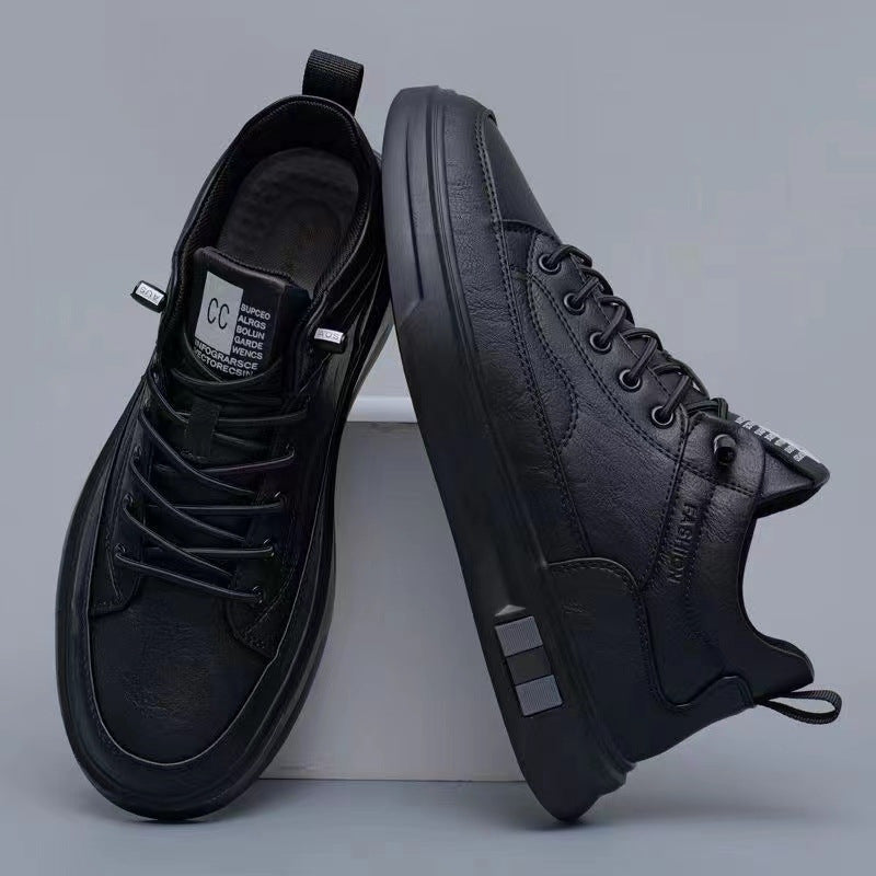 Zapatillas deportivas versátiles de forro polar grueso para hombre, zapatillas casuales que combinan con todo