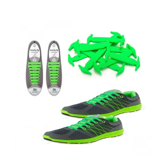 Cordones de silicona en forma de I y T para adultos y niños, sin necesidad de atar