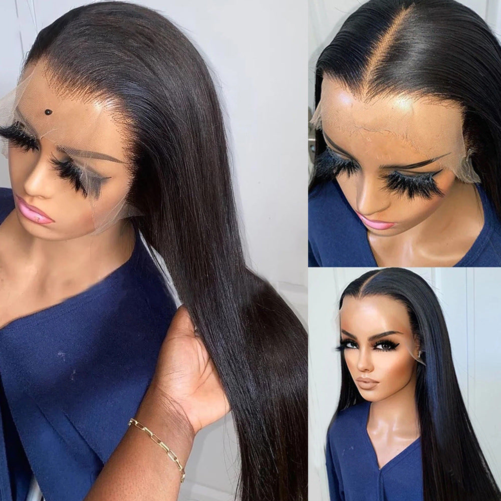 Cobertura de encaje completa con pelo natural