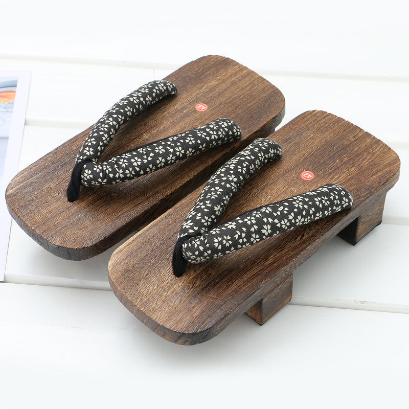 Zuecos Geta Kimono Japonés para Hombre Banco