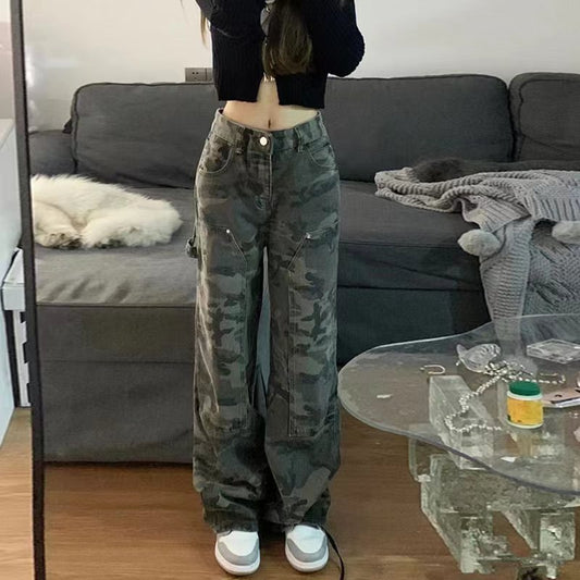 Women's Straight-Leg Casual Denim Jeans