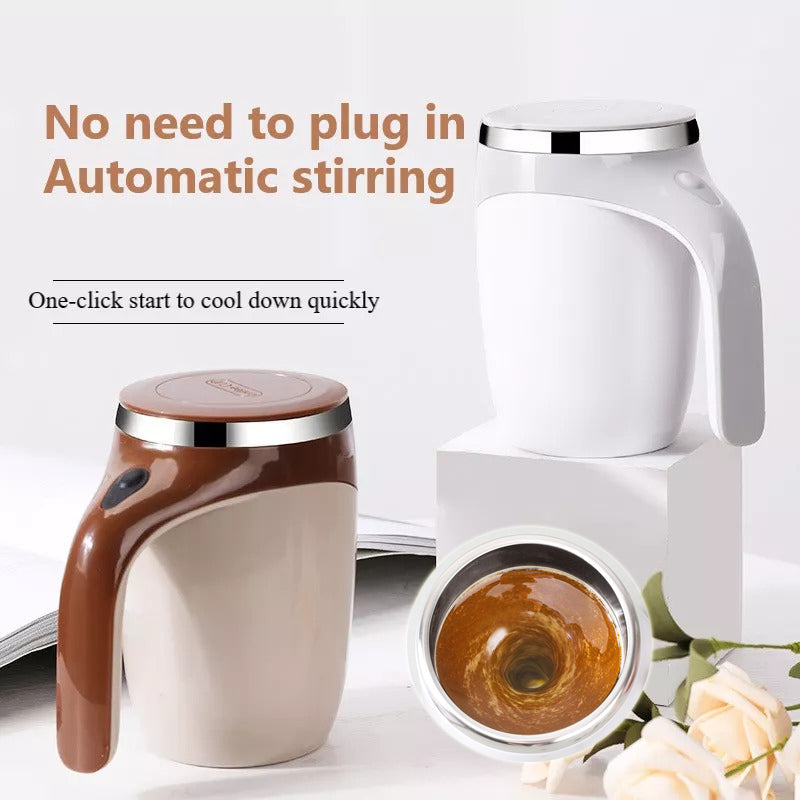 Modelo recargable Taza de café con agitador automático Taza eléctrica de agitación de alto valor Batido perezoso Taza de agua magnética giratoria