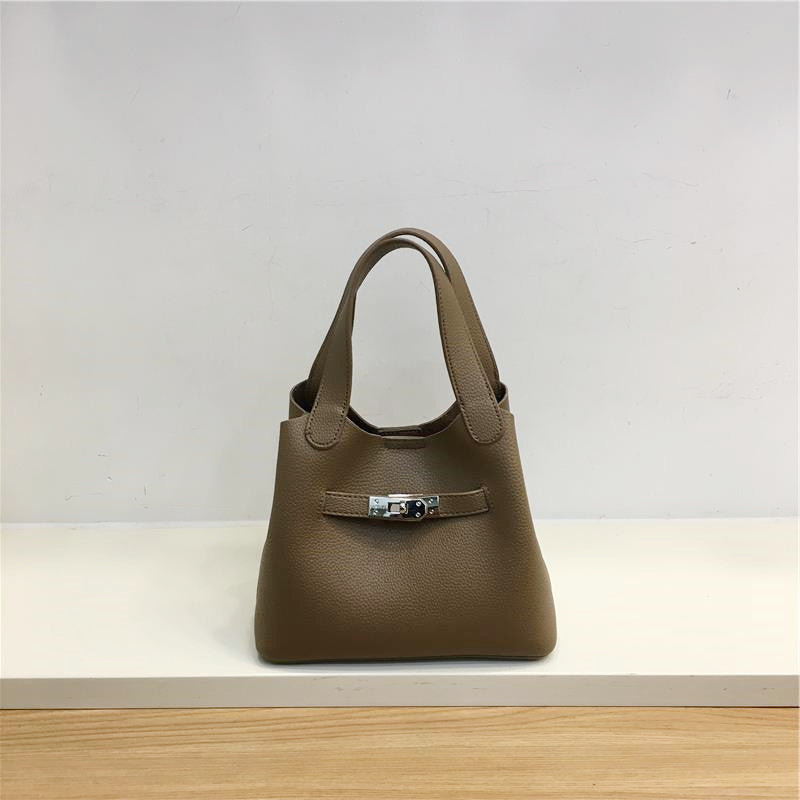 Bolso de mano de alta calidad con asa larga