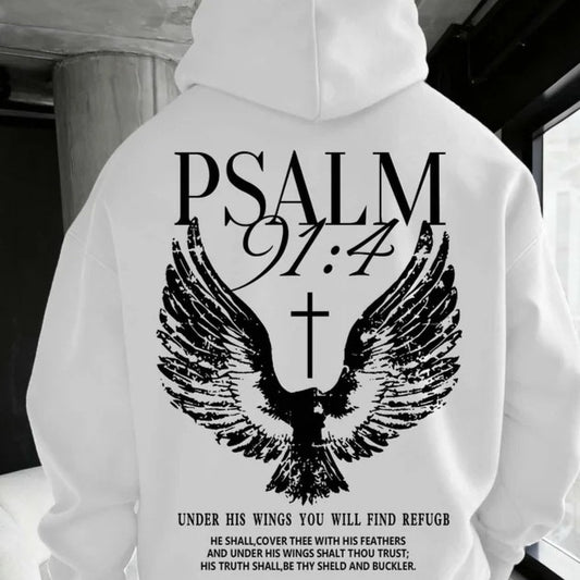Casual Loose-fitting  Hooded Sweatshirt For Warmth